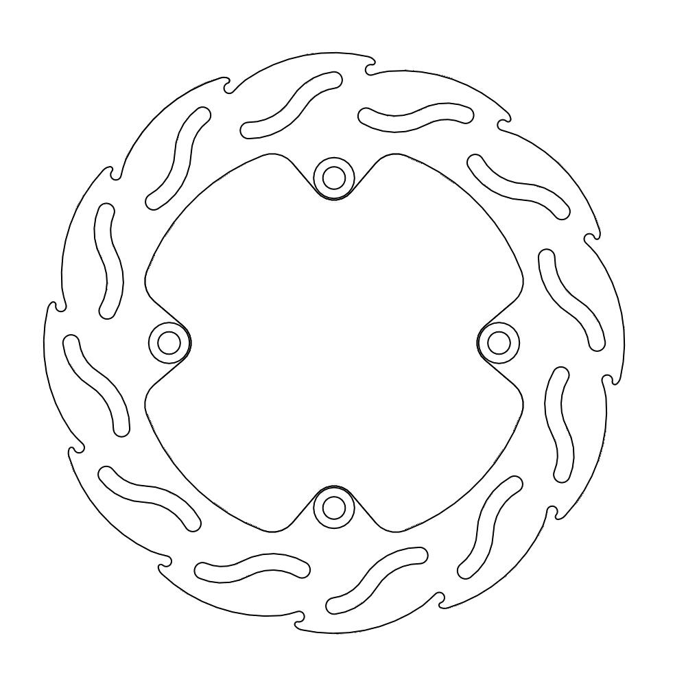 Moto-Master Flame Jarrulevy taakse Ducati: 748, 916, 996, 998