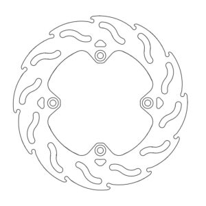 Moto-Master Flame Jarrulevy taakse Kawasaki: KX 80-100, Suzuki: RM 80-85