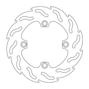 Moto-Master Flame Jarrulevy taakse Kawasaki: KX 85