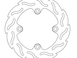 Moto-Master Flame Jarrulevy taakse Kawasaki: Z 750-1000, ZX-6R(R), ZX-9R, ZX-10