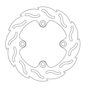 Moto-Master Flame Jarrulevy taakse Kawasaki: Z 750-1000, ZX-6R(R), ZX-9R, ZX-10