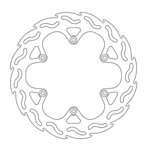 Moto-Master Flame Jarrulevy taakse Suzuki DR-Z 250-400, RM 125-250