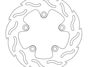 Moto-Master Flame Jarrulevy taakse Suzuki: GSX-R 600-750-1000-1100, SV 650-1000