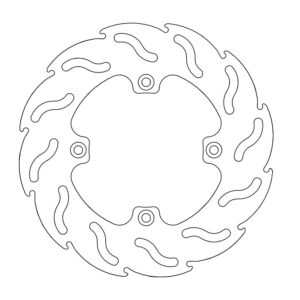 Moto-Master Flame Jarrulevy taakse Yamaha YZ 80-85