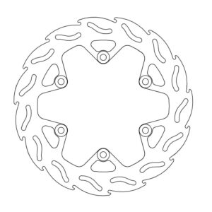 Moto-Master Flame Jarrulevy taakse Yamaha TDM