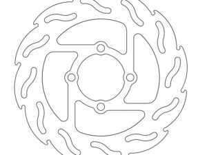 Moto-Master Flame Jarrulevy taakse Yamaha: YFZ 450