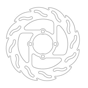 Moto-Master Flame Jarrulevy taakse Yamaha: YFZ 450