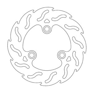 Moto-Master Flame Jarrulevy Scooter Peugeot: Speedfight