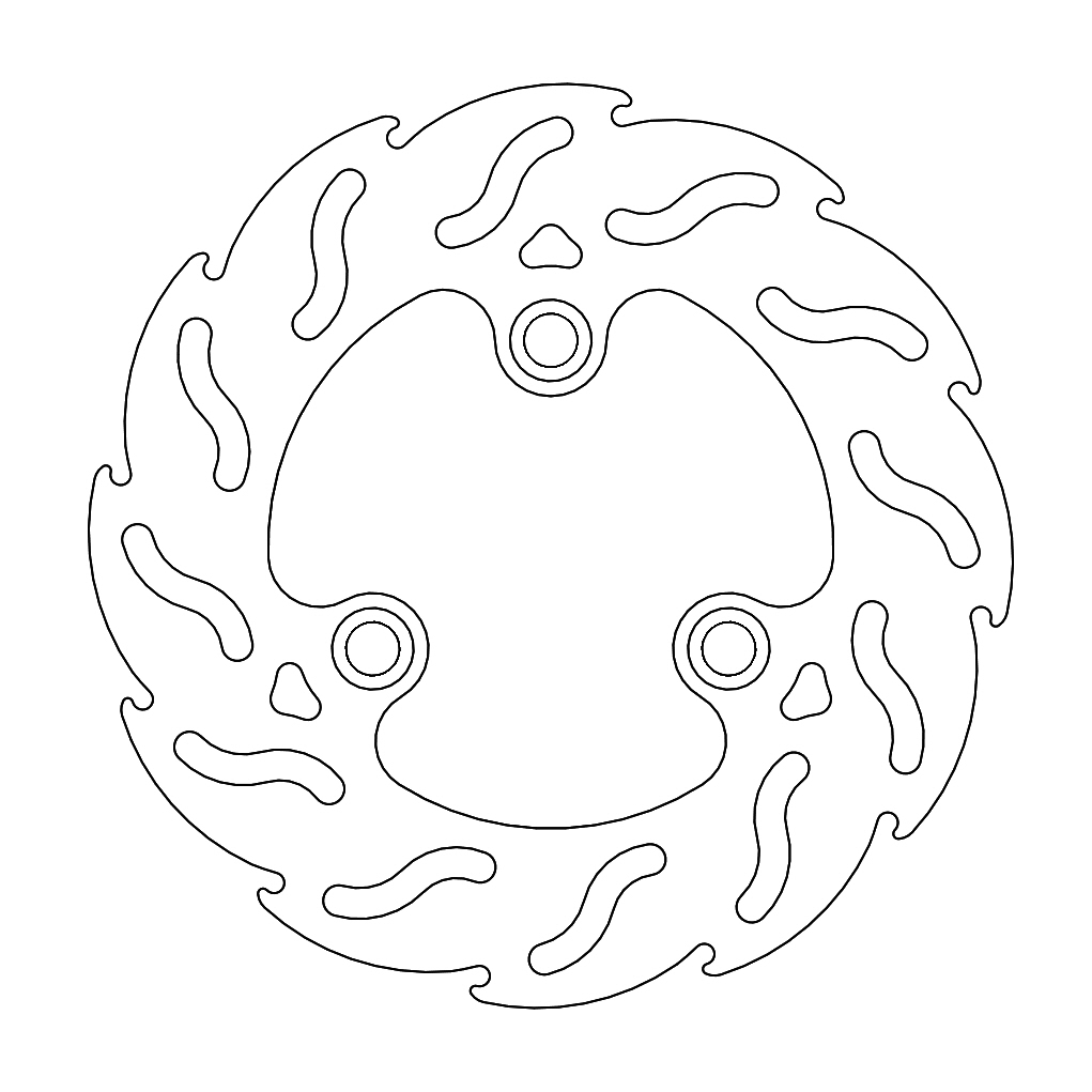 Moto-Master Flame Jarrulevy Scooter Peugeot: Speedfight