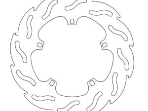 Moto-Master Flame Jarrulevy Scooter Vespa: ET2, ET4, PX, PE, Skipper, Hexagon