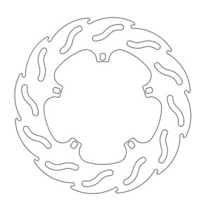 Moto-Master Flame Jarrulevy Scooter Vespa: ET2, ET4, PX, PE, Skipper, Hexagon