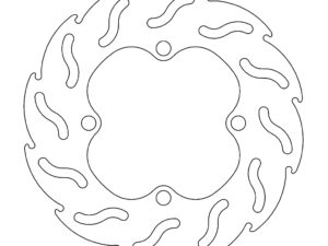 Moto-Master Flame Jarrulevy taakse Kawasaki: KX65, Suzuki: RM65