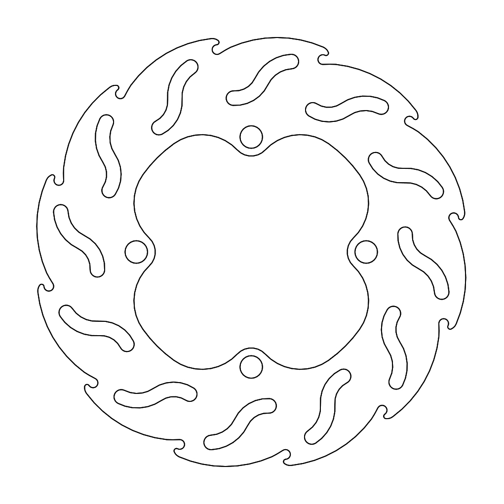 Moto-Master Flame Jarrulevy taakse Kawasaki: KX65, Suzuki: RM65