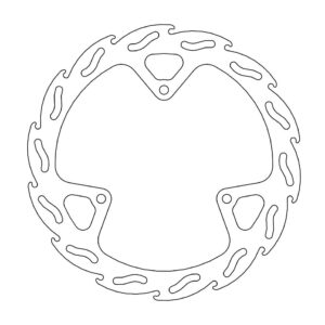 Moto-Master Flame Jarrulevy eteen KTM: 65