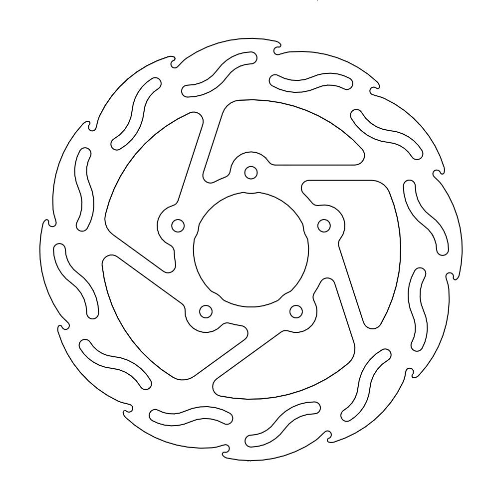 Moto-Master Flame Jarrulevy Scooter Benelli: Adiva, Gilera: Runner, Vespa