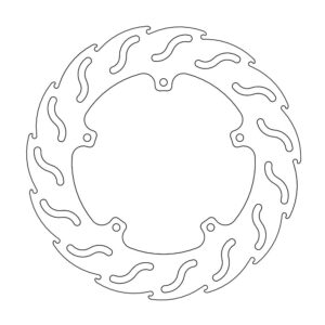 Moto-Master Flame Jarrulevy Scooter Gilera: DNA 50-180