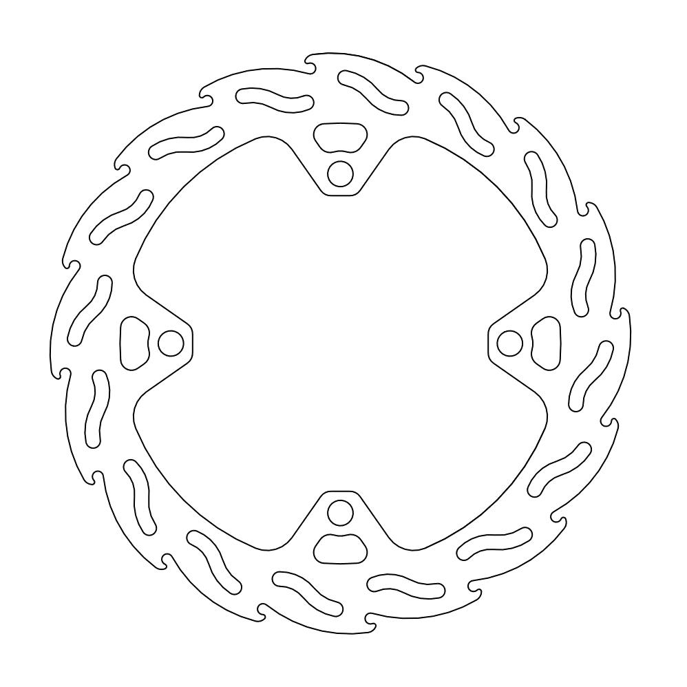 Moto-Master Flame Jarrulevy taakse Suzuki: RM-Z 450