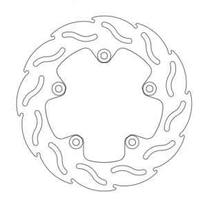 Moto-Master Flame Jarrulevy taakse Aprilia: RSV 1000, SL 1000, Tuono 1000