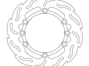 Moto-Master Flame Jarrulevy taakse Husqvarna