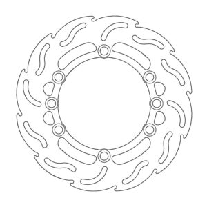 Moto-Master Flame Jarrulevy taakse Husqvarna