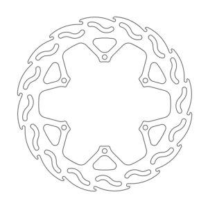 Moto-Master Flame Jarrulevy taakse TM 125-250-300-400-530