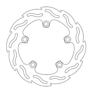 Moto-Master Flame Jarrulevy taakse Yamaha: YZF R1-R6