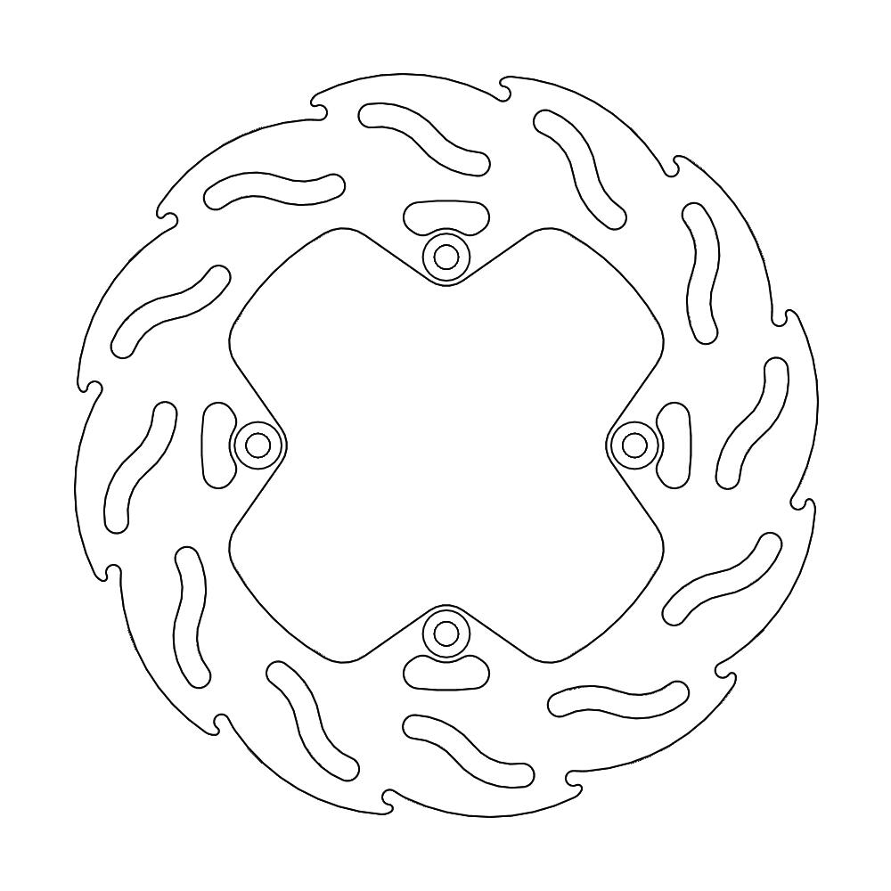 Moto-Master Flame Jarrulevy taakse Suzuki: RM 85