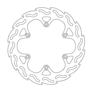 Moto-Master Flame Jarrulevy taakse Suzuki RM 125-250