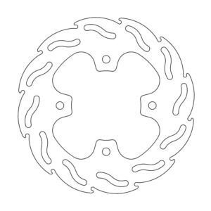 Moto-Master Flame Jarrulevy taakse Polaris: PPunainenator 500