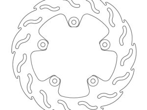 Moto-Master Flame Jarrulevy taakse Ducati: 749, 999