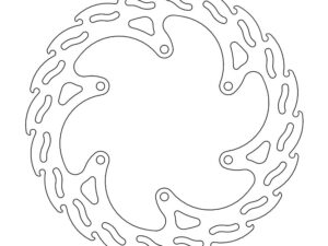 Moto-Master Flame Jarrulevy eteen Yamaha XT600, XTZ 660, Tenere