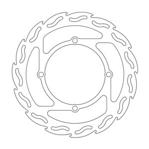 Moto-Master Flame Jarrulevy eteen Suzuki RM-Z 450