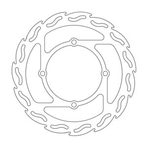 Moto-Master Flame Jarrulevy eteen Kawasaki KX-F 450