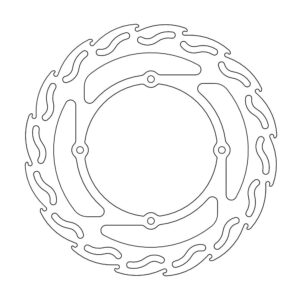 Moto-Master Flame Jarrulevy eteen Honda XR