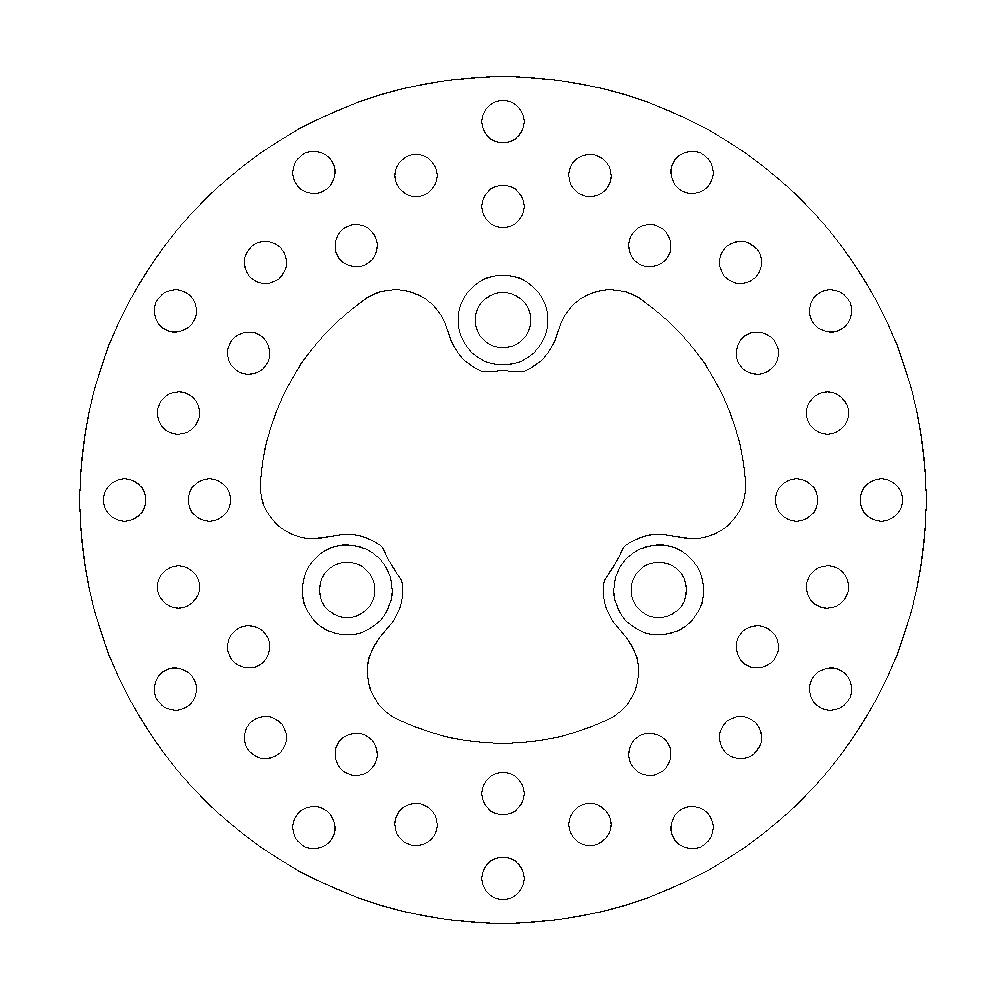 Moto-Master Jarrulevy eteen Suzuki: LT-R450