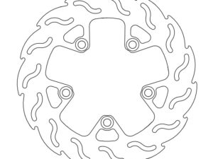 Moto-Master Flame Jarrulevy taakse Kawasaki: ZRX 1100-1200