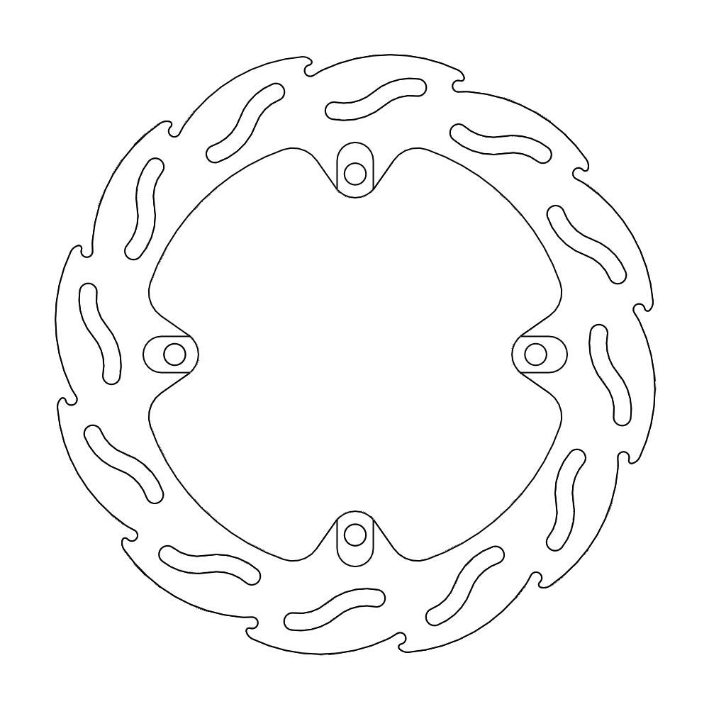 Moto-Master Flame Jarrulevy taakse MV Agusta