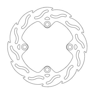 Moto-Master Flame Jarrulevy taakse Triumph: T1050,T955,T509