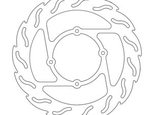 Moto-Master Flame Oversize Jarrulevy eteen Honda CR80/85, CRF150