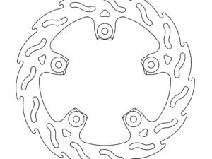 Moto-Master Flame Jarrulevy taakse KTM: 690 SMR, 950 SM, 990 Superduke