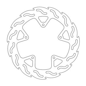 Moto-Master Flame Jarrulevy taakse Aprilia: RXV 450/550, SXV 450/550