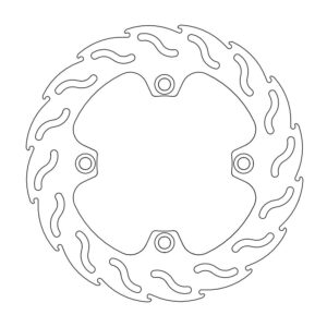 Moto-Master Flame Jarrulevy taakse Honda: Hornet 600, CBF 600, CBF 1000