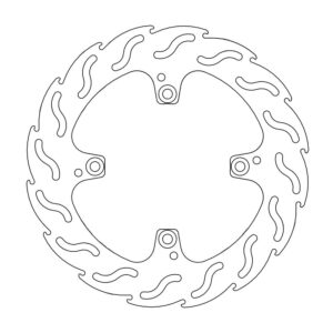 Moto-Master Flame Jarrulevy taakse Ducati: 848, S2R, S4R, Hypermotard