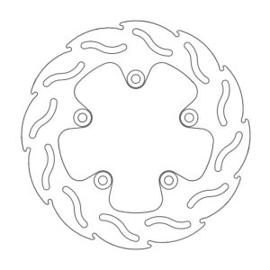 Moto-Master Flame Jarrulevy taakse KTM: RC8