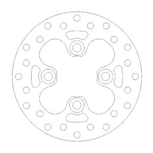 Moto-Master Jarrulevy eteen Kawasaki: KFX 450, KFX 700