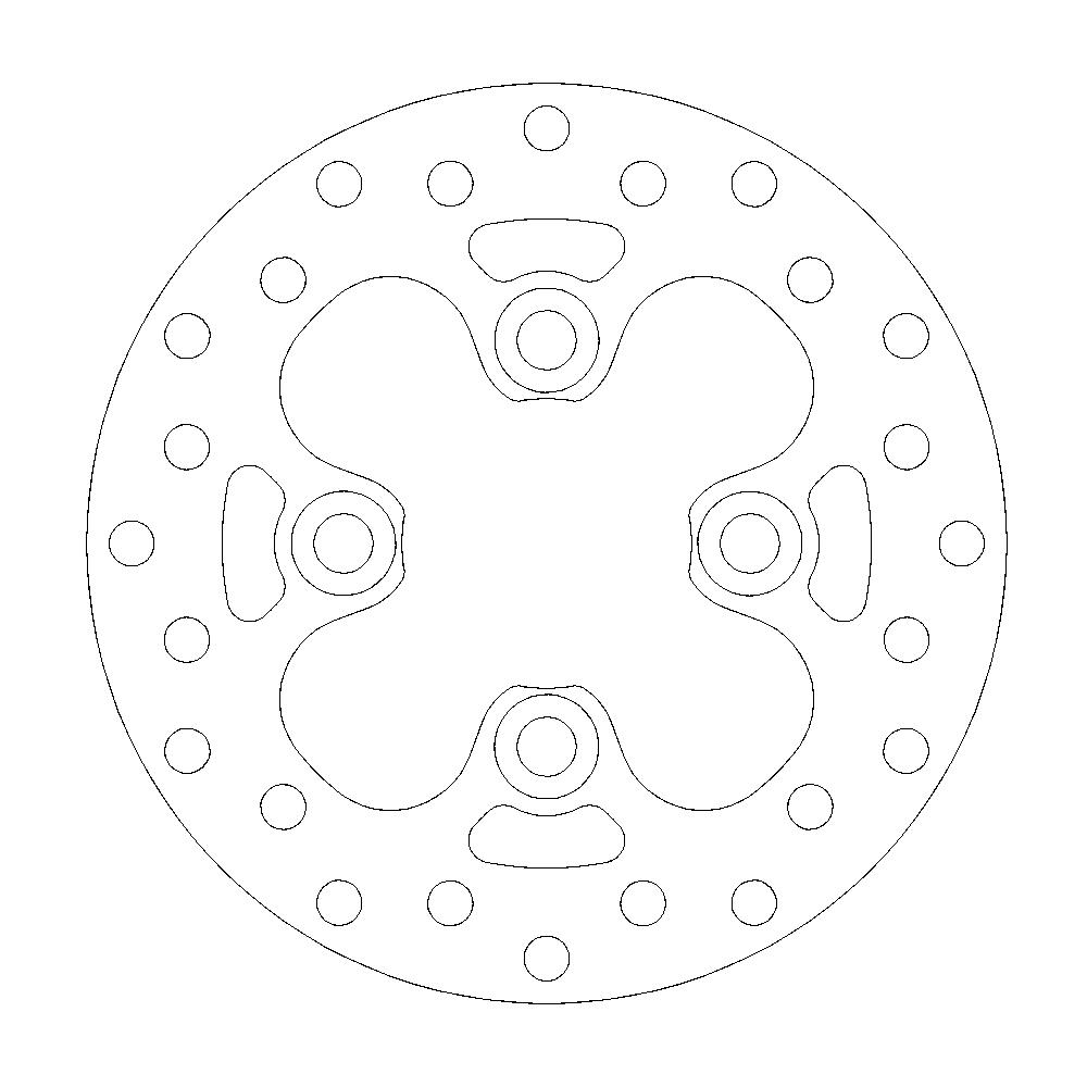 Moto-Master Jarrulevy eteen Kawasaki: KFX 450, KFX 700