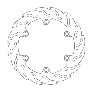 Moto-Master Flame Jarrulevy taakse Suzuki: GSX1300R, B-King