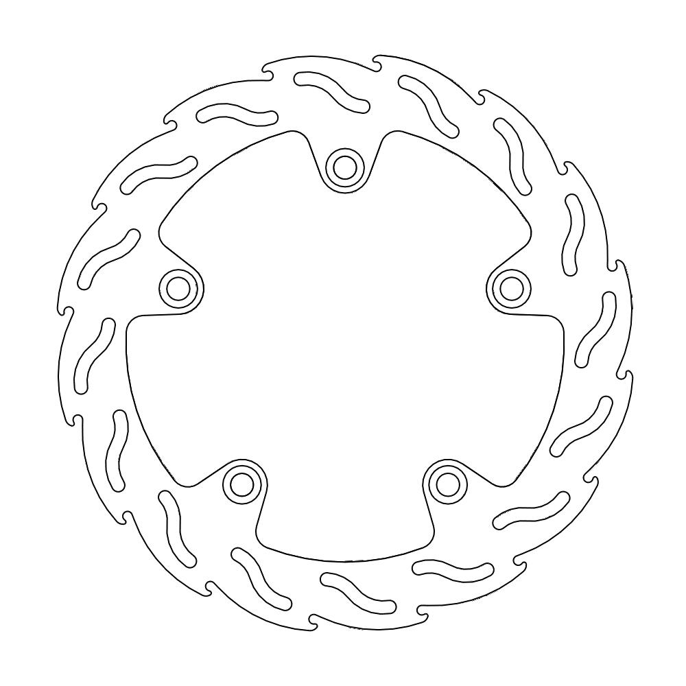 Moto-Master Flame Jarrulevy taakse BMW: F800S/ST, R900RT, K1200R/S, R1200R/GS/RT