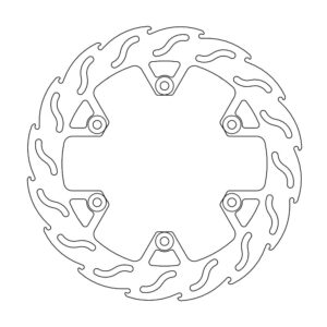 Moto-Master Flame Jarrulevy taakse Yamaha: Tmax