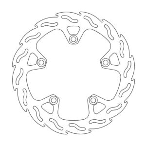 Moto-Master Flame Jarrulevy eteen Suzuki: AN 400 / 650 Burgman oikea